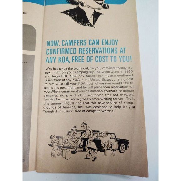 KOA Kampground Directory 1968 Ephemera Thermos Ad Petrolane LP-Gas Fueling Camp - Picture 3 of 7
